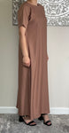 Mocha Nida Inner Slip Dress - Abaya