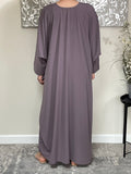 Lilac Butterfly Abaya