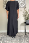 Black Nida Inner Slip Dress - Abaya