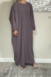 Lilac Butterfly Abaya