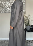 Men’s Grey Omani Thobe Jubbah