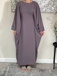 Lilac Butterfly Abaya