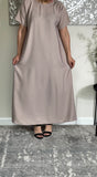 Pearl Nida Inner Slip Dress - Abaya