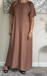 Mocha Nida Inner Slip Dress - Abaya