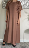 Mocha Nida Inner Slip Dress - Abaya