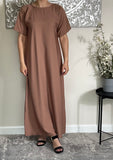 Mocha Nida Inner Slip Dress - Abaya