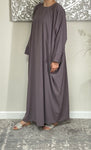 Lilac Butterfly Abaya