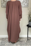 Mocha Butterfly Abaya