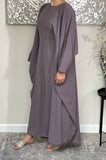 Lilac Butterfly Abaya