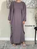 Lilac Butterfly Abaya