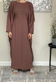 Mocha Butterfly Abaya