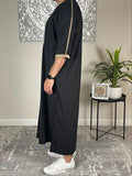 Men’s Black Moroccan Thobe