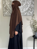 Chocolate Brown Khimar