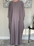 Light Lilac Nida Butterfly Abaya