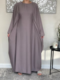 Light Lilac Nida Butterfly Abaya