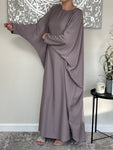 Light Lilac Nida Butterfly Abaya