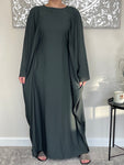 Emerald Green Nida Butterfly Abaya