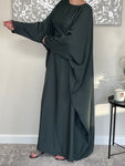 Emerald Green Nida Butterfly Abaya