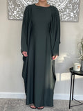 Emerald Green Nida Butterfly Abaya