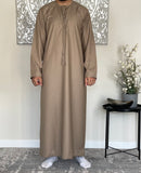 Premium Men’s Camel Brown Emirati Thobe