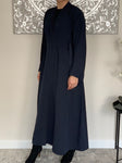 Premium Embossed Crepe Open Abaya