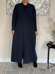 Premium Embossed Crepe Open Abaya