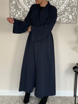 Premium Embossed Crepe Open Abaya