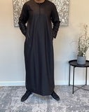 Men’s Black Omani Thobe Jubbah