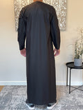 Men’s Black Omani Thobe Jubbah