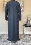 Premium Men’s Dark Grey Emirati Thobe