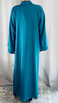 Nida Turquoise Open Abaya