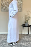 Men’s White Omani Thobe Jubbah