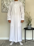 Premium Men’s White Emirati Thobe