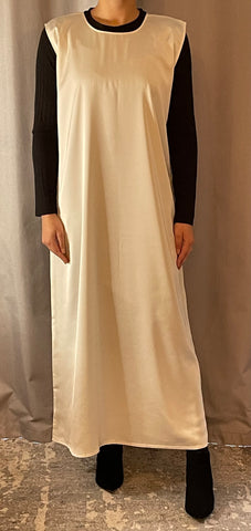 Premium Satin Abaya Sleeveless Slip Dress
