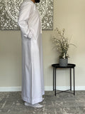 Men’s White Omani Thobe Jubbah with Tassel