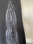 Emirati Stone Embellished Black Open Abaya