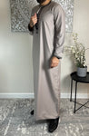 Premium Men’s Light Grey Omani Thobe