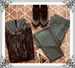 Grey / Black Loungewear Set